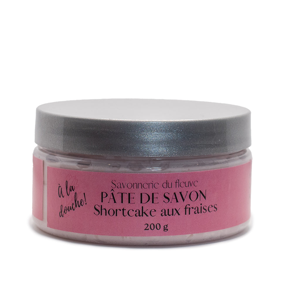 Pâte de savon Shortcake aux fraises